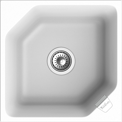 RIVELATO Мойка LOCUS 50 1-чаш 500*500 brina арт. 400_400_2890623
